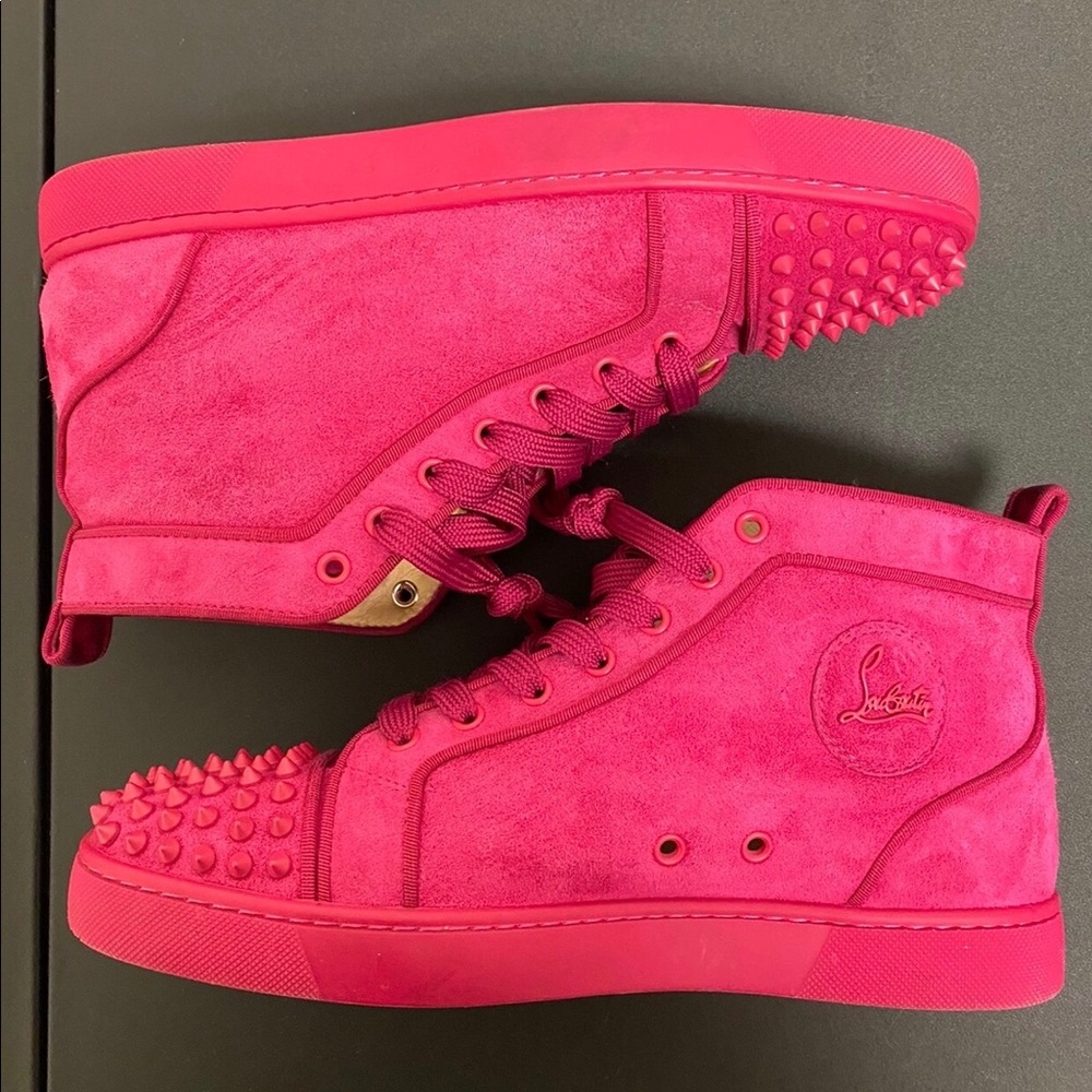 Christian Louboutin Louis spikes “rose” size 9